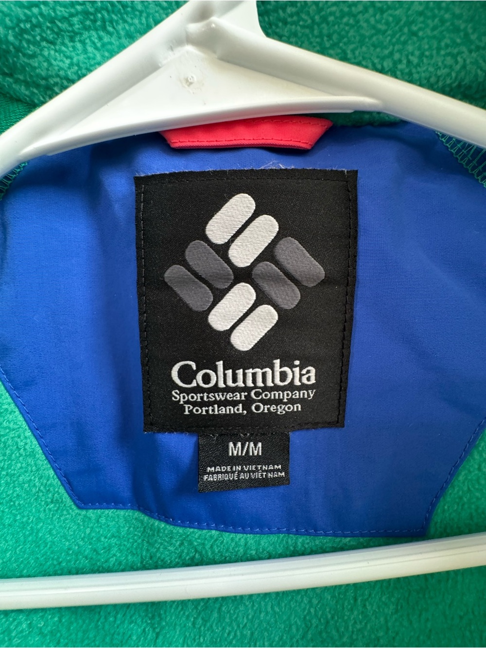 Vintage Columbia Bugaboo 3-in-1 Interchange
Jacket Women's M White Blue Green Fl - Picture 9 of 15